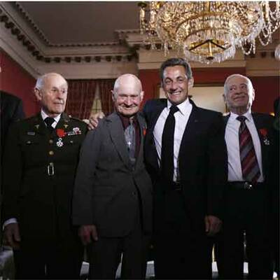 Der heitere Antrittsbesuch von Sarkozy