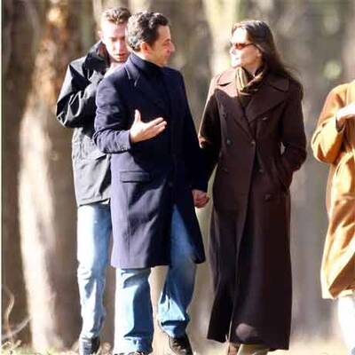 Turteltauben Sarkozy und Bruni