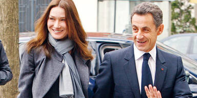 Sarkozy & Bruni: Turtel-Auftritt