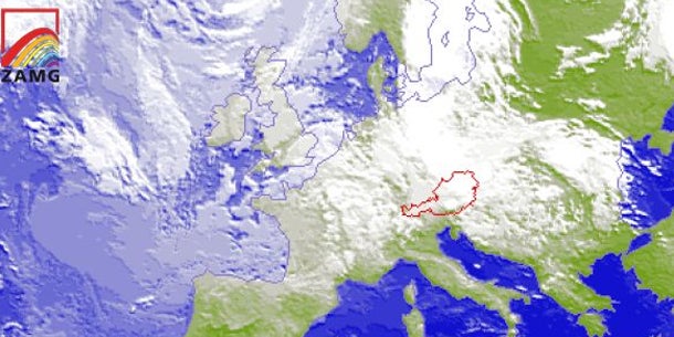 Österreich versinkt im Regen