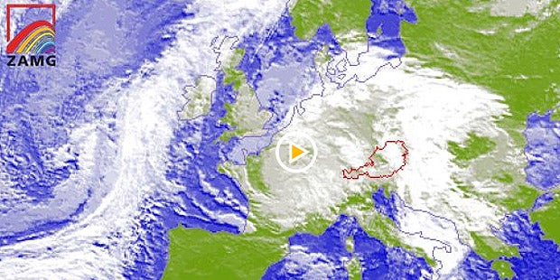 Schnee im Westen, Regenwalze im Osten