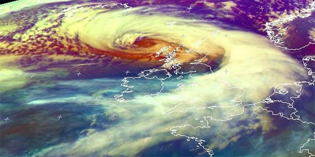 Orkansturm fegt über Österreich