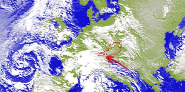 Der Föhnwind heizt heute auf 28 Grad ein