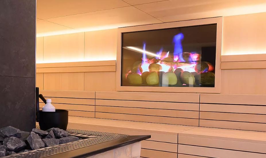 Gemütlichkeit im neuen Saunabereich.