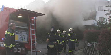 Sauna-Brand löst Großeinsatz aus