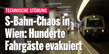 S-Bahn-Chaos in Wien: Hunderte Fahrgäste evakuiert