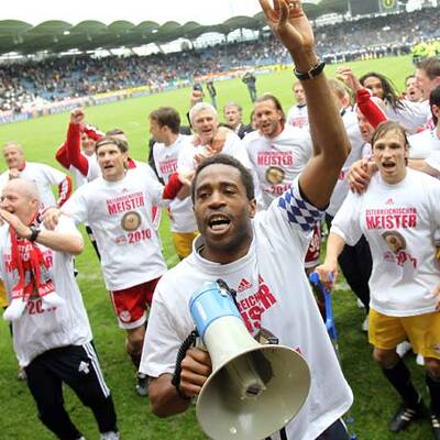 So feierten Bullen den Titel