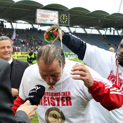 So feierten Bullen den Titel