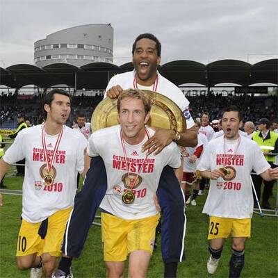 So feierten Bullen den Titel