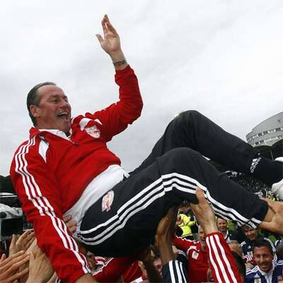 So feierten Bullen den Titel