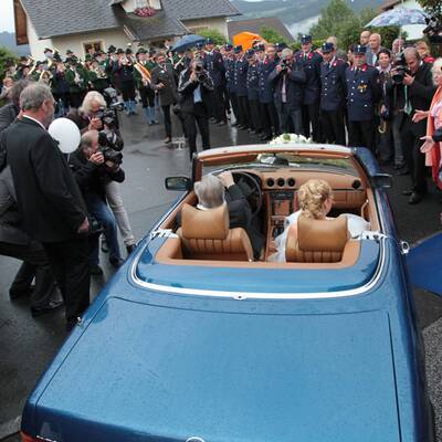 Heirat von Maximilian Schell und Iva Mihanovic 