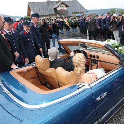 Heirat von Maximilian Schell und Iva Mihanovic 