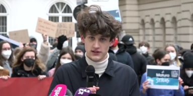 Schüler Pressekonferenz