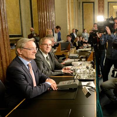 Ex-Kanzler Schüssel vor U-Ausschuss