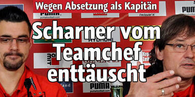 Scharner vom Teamchef enttäuscht
