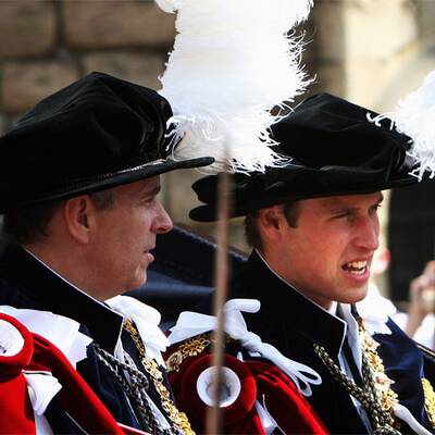 Prinz William erhält den Hosenbandorden