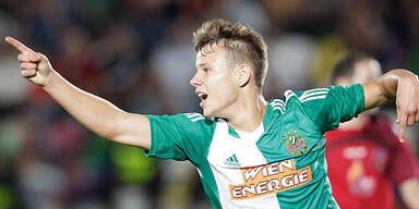 Rapid verlängert mit Supertalent Schaub