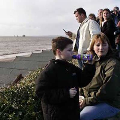 Plünderungen nach Havarie