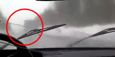 Der handbetriebene Scheibenwischer