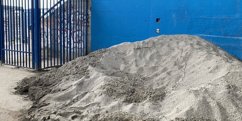 In dieser Bruchbude gab unser Team den Ton an