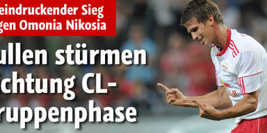 Bullen stürmen Richtung CL-Gruppenphase