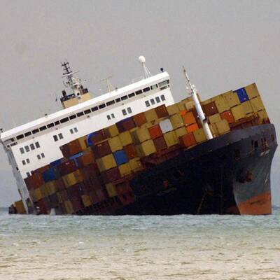 Plünderungen nach Havarie