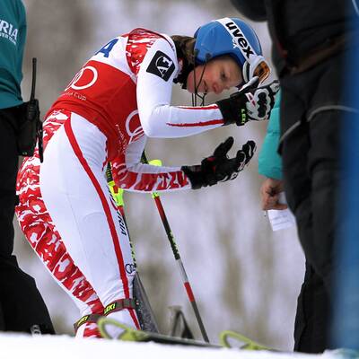 Schild-Out im Aspen-Slalom
