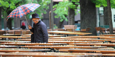 Regenschirm Gastgarten