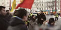 Massenschlägerei bei Kurden-Demo in Wien