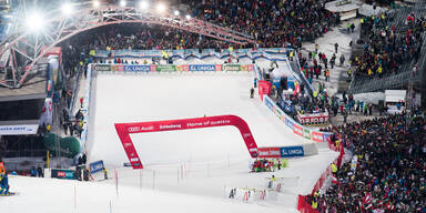 Keine Zaung&auml;ste beim Schladming-Nachtslalom