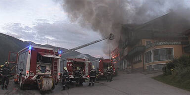 Hotelbrand in Schladming