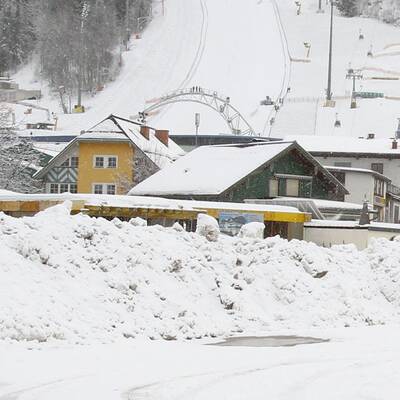 Schladming versinkt im Schnee