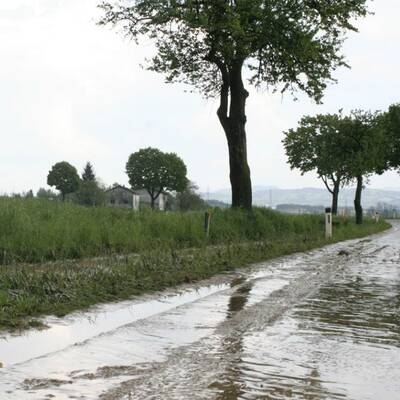 Überschwemmungen nach Gewitter