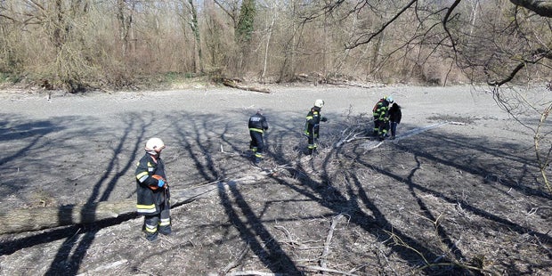 Florianis retten Schüler aus Schlammloch