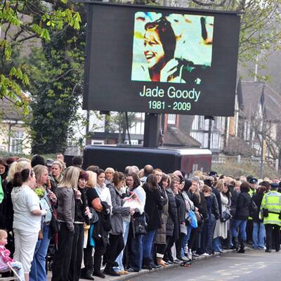 Trauerfeier für Jade Goody