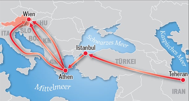 Schleppermafia cashte 50 Millionen