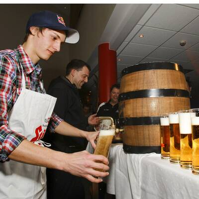 So feiern die ÖSV-Adler