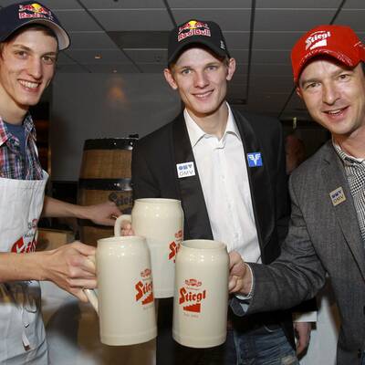 So feiern die ÖSV-Adler