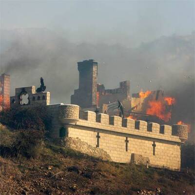 Feuersbrunst in Kalifornien