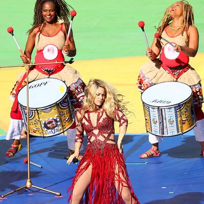 Die Schlussfeier der Fußball-WM