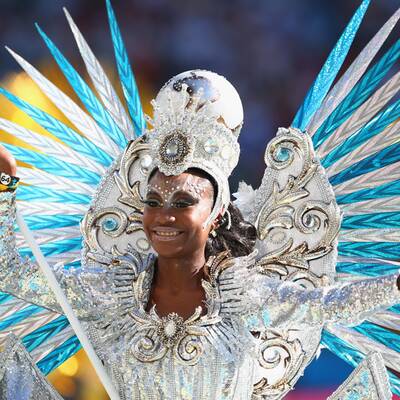 Die Schlussfeier der Fußball-WM