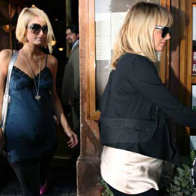 Nicole Richie speist mit den Hilton-Schwestern