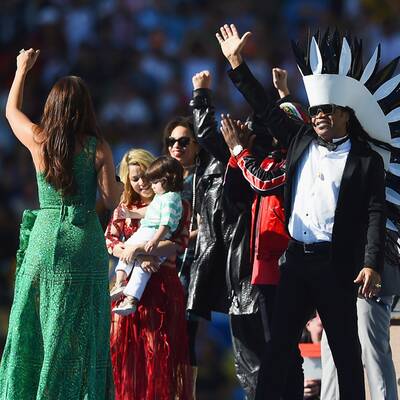 Die Schlussfeier der Fußball-WM