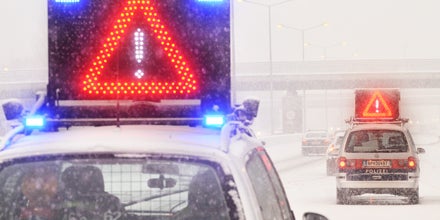 Schneefall richtet schon wieder Chaos an