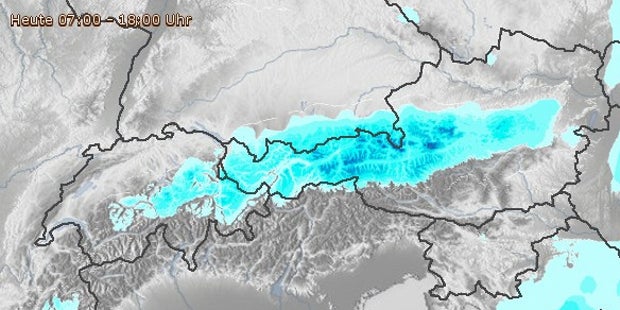 Kaum Sonne, dafür jede Menge Schnee