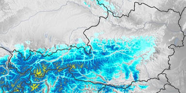 Schnee ist im Anmarsch