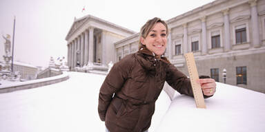 Jetzt wird's wieder winterlich mit Schneefall