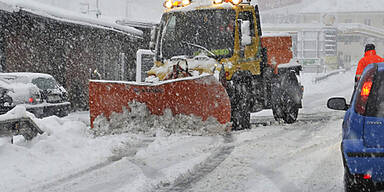 Schnee auf Oesterreichs Straßen