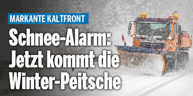 Schnee-Alarm: Jetzt kommt die Winter-Peitsche auf Österreich zu