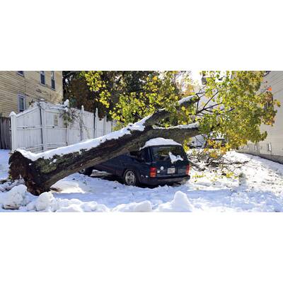 Schneechaos an US-Nordküste